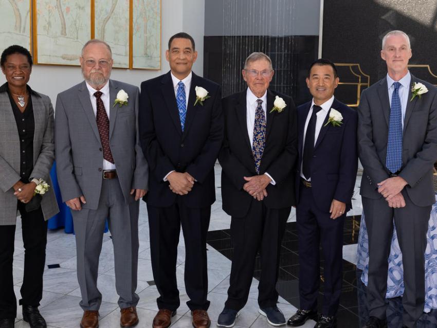 Rob Beeler, Jack Cheng, Tracy Drain, Edward Foree, Vincent Holloway and Howard Moore inducted into the Hall of Distinction.
